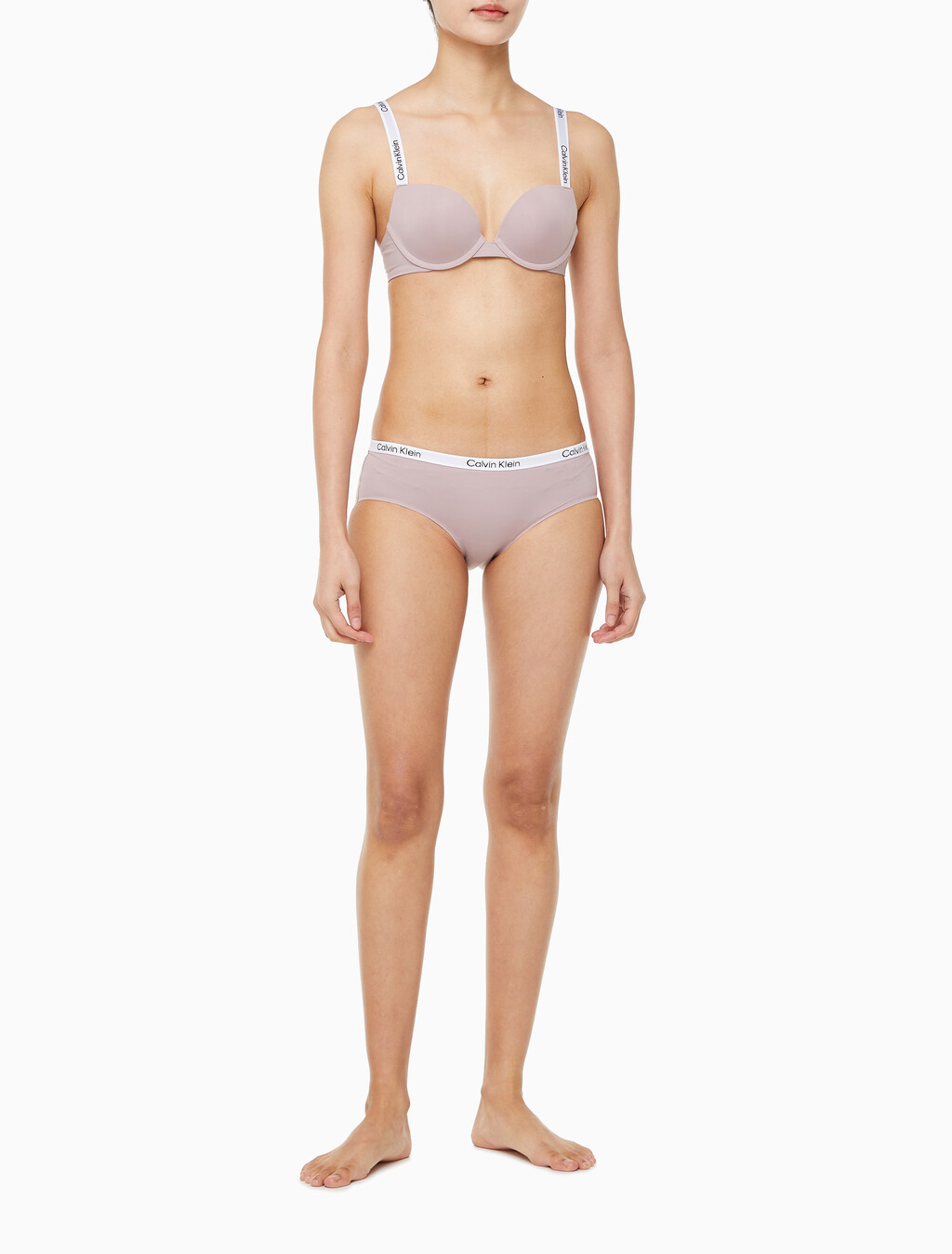 Buy 여성 테일러드 로고 AF 힙스터 팬티 in color GRAY ROSE