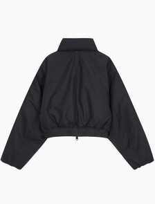 Buy 여성 크롭 패디드 재킷 in color BLACK