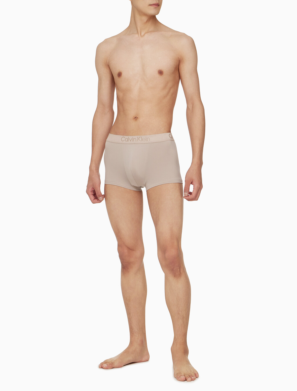 Buy 남성 CK 블랙 웰니스 로우라이즈 드로즈 in color LIGHT GREY
