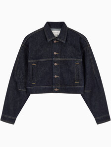Buy 여성 린스 데님 자켓 in color TENCEL RINSE BLUE