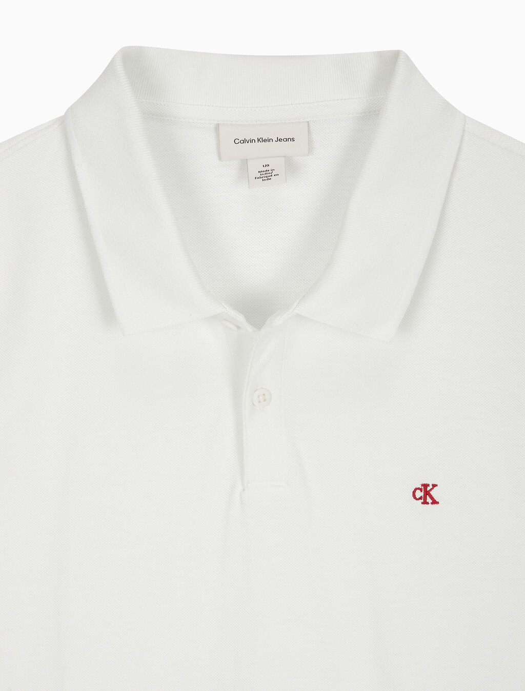 Buy 남성 레귤러핏 피케 반팔 클래식 폴로 티셔츠 in color BLANC DE BLANC