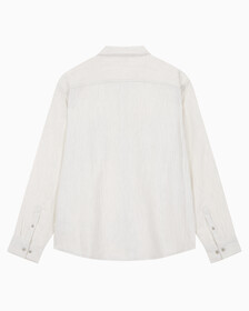 Buy 남성 롱슬리브 더블 포켓 멜란지 셔츠 in color GREY