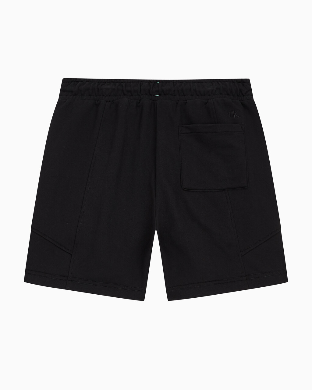 Buy 남성 시즈널 트리플 모노그램 스웨트 쇼츠 in color CK BLACK