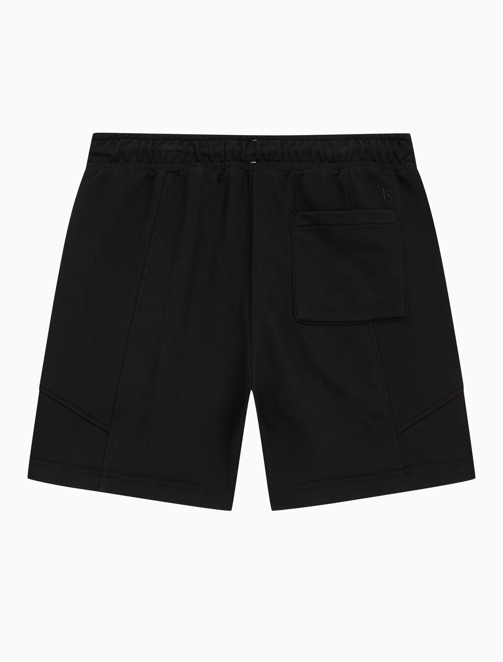 Buy 남성 시즈널 트리플 모노그램 스웨트 쇼츠 in color CK BLACK