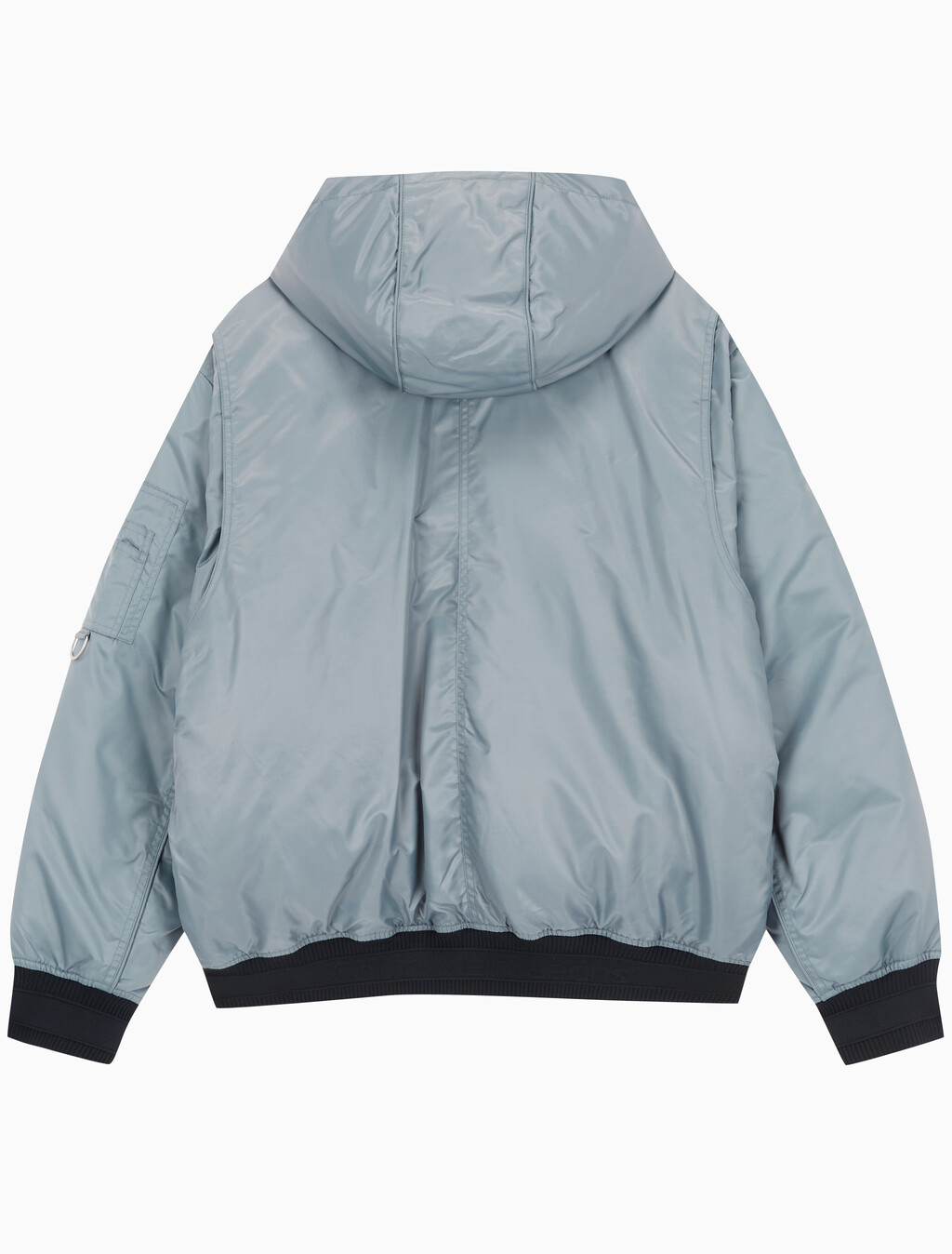 Buy 남성 후디 보머 다운 자켓 in color GREY