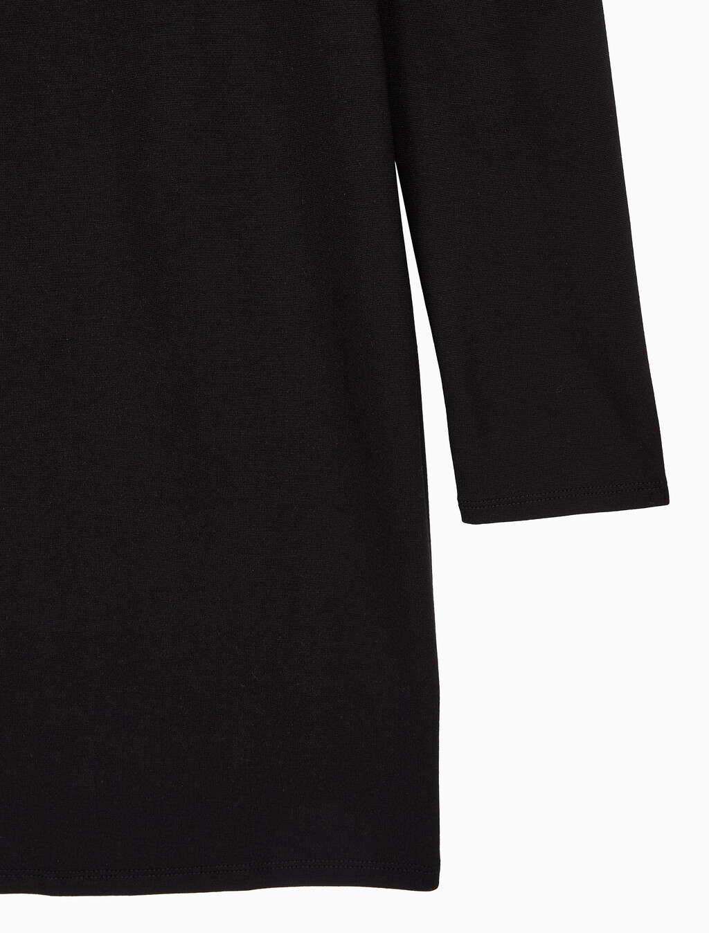 Buy 여성 인터락 미니 드레스 in color BLACK