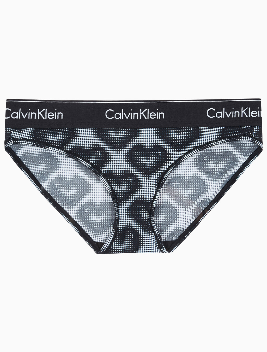 Buy 여성 모던코튼 VDAY AF 비키니 in color BLACK/HEART PRINT