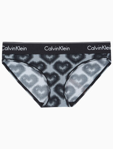 Buy 여성 모던코튼 VDAY AF 비키니 in color BLACK/HEART PRINT