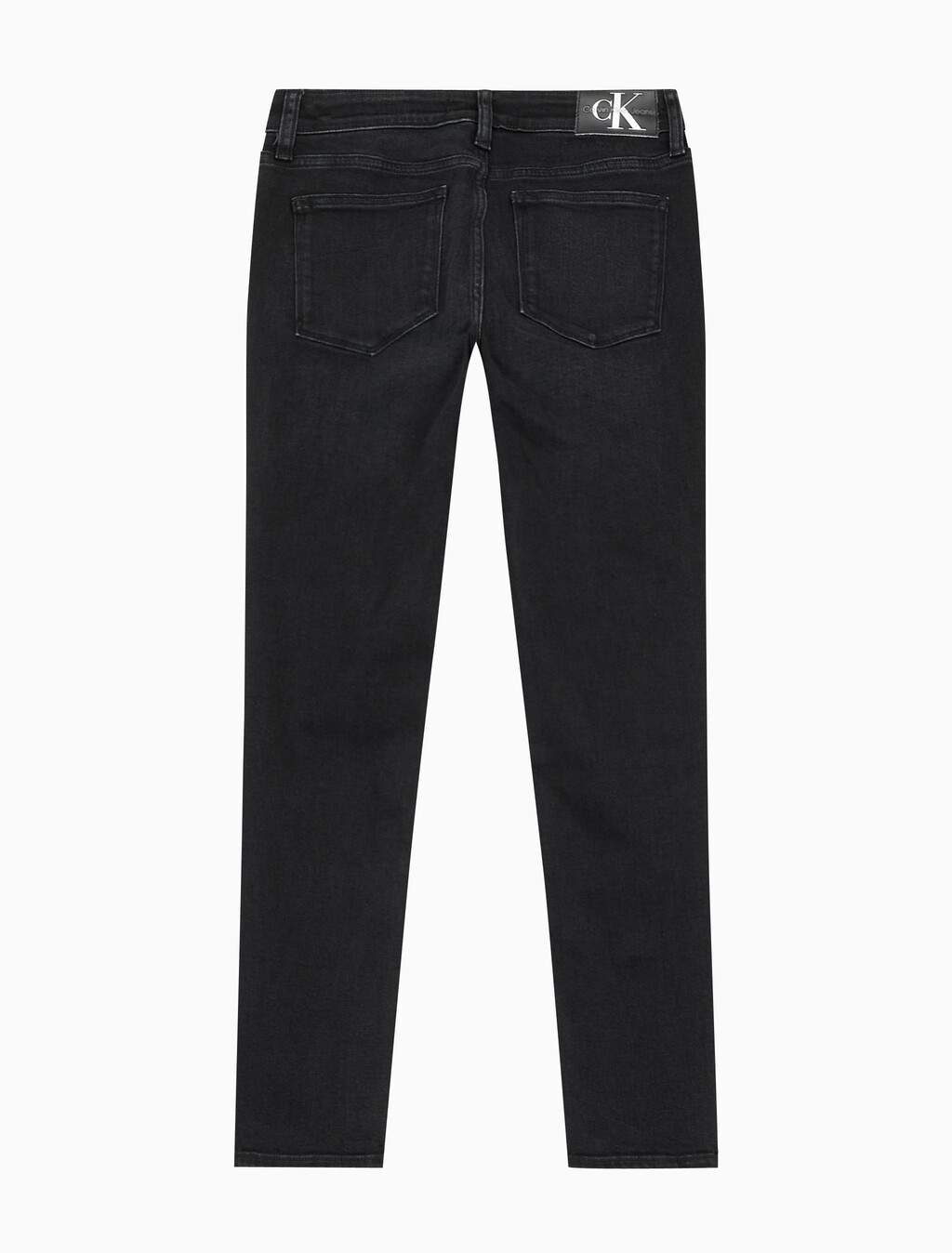 Buy 여성 바디핏 5포켓 앵클 블랙 데님 in color WASHED BLACK LOGO LACE