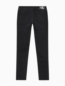 Buy 여성 바디핏 5포켓 앵클 블랙 데님 in color WASHED BLACK LOGO LACE