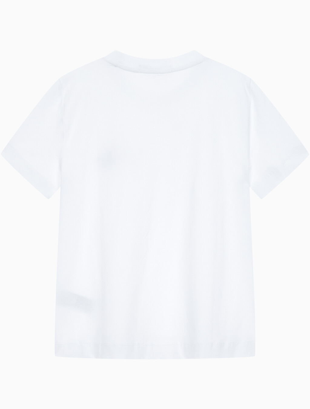 Buy 여성 레귤러핏 스몰 모노그램 로고 반팔 티셔츠  in color BRIGHT WHITE