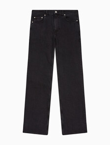 Buy 남성 바디핏 블랙 이탈리안 데님 in color WASHED BLACK LOGO LACE
