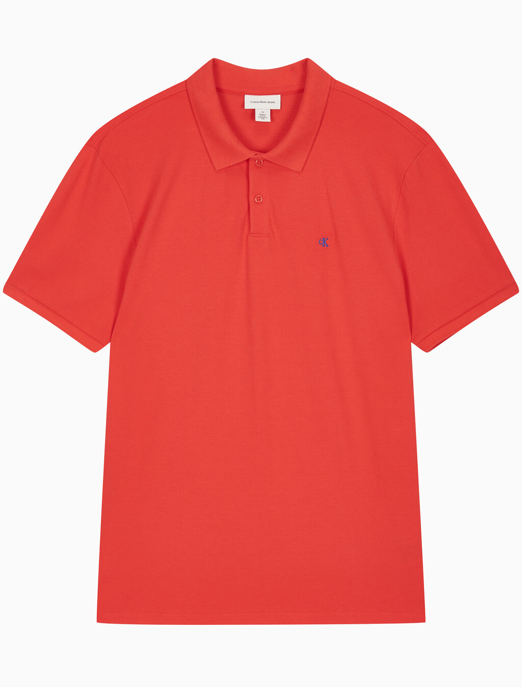 Buy 남성 레귤러핏 피케 반팔 클래식 폴로 티셔츠 in color RED ALERT