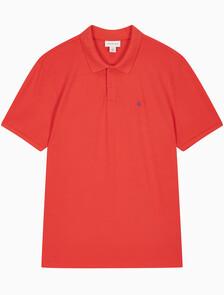 Buy 남성 레귤러핏 피케 반팔 클래식 폴로 티셔츠 in color RED ALERT