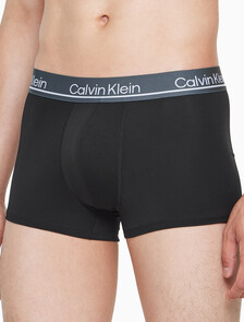 Buy 남성 CK 마이크로 플러스 로우 라이즈 드로즈 3PK in color BLACK