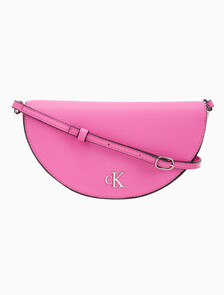 Buy 여성 CKJ 미니멀 모노그램 새들백 in color PINK