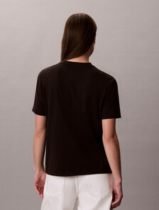 Buy 여성 애시드워시 히어로 모노로고 티 in color BLACK