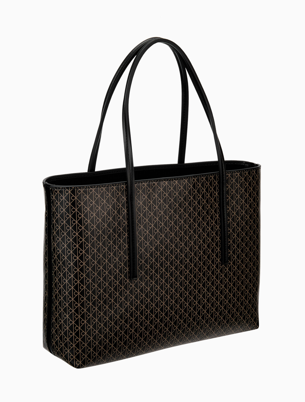 Buy 여성 코티드 AOP 스몰 토트 in color Black Aop