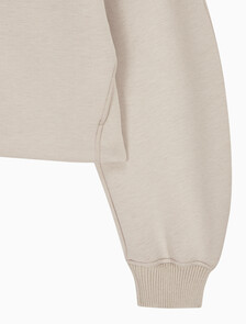Buy 여성 오버사이즈 스쿠바 집 보머 자켓 in color FEATHER GRAY