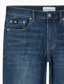 Buy 남성 바디 테이퍼핏 다크블루 37.5 기능성 데님 in color BLUE BLACK HANGER LOOP