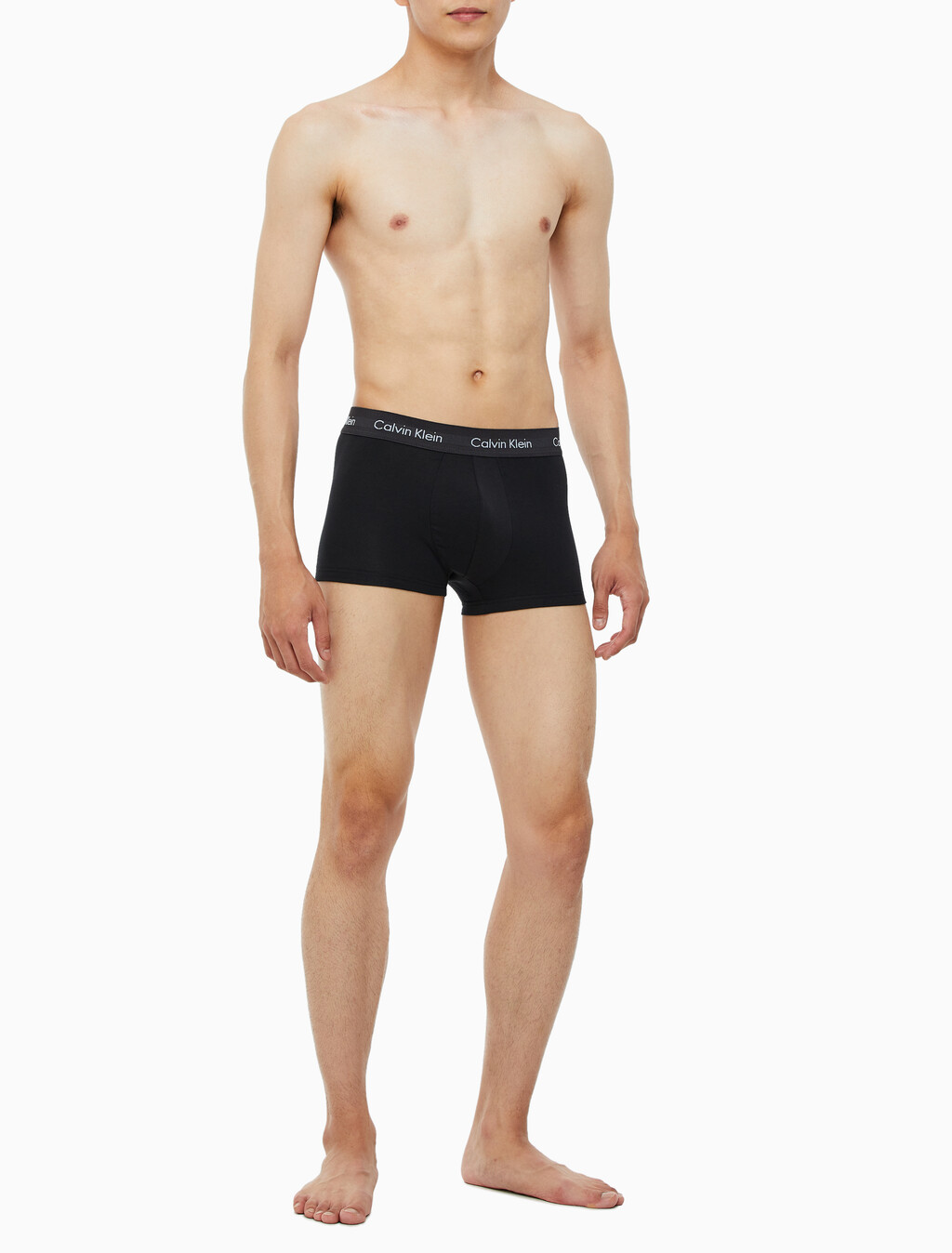 Buy 남성 EU 코튼 스트레치 3PK 로우 라이즈 드로즈 3PK in color BLACK BODIES W/ PHANTOM GREY, SPECTRUM BLUE, VAPOROUS GREY WBS
