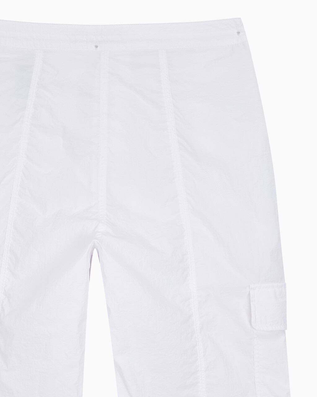 Buy 여성 소프트터치 화이트 카고 팬츠 in color BRIGHT WHITE