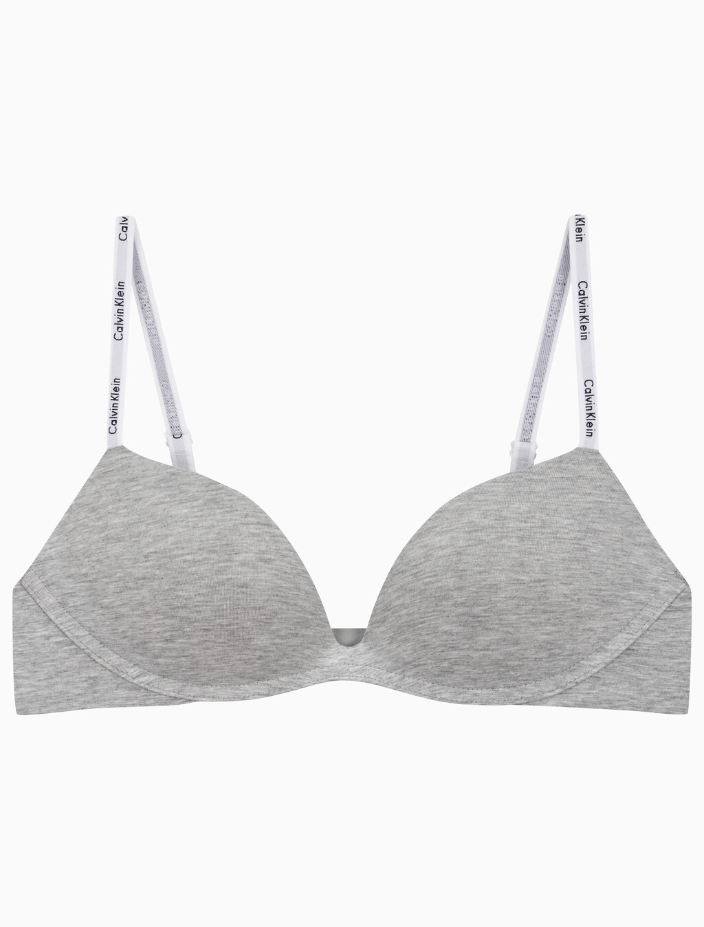 Buy 여성 아이콘 코튼 모달 AF 푸쉬업 브라 in color GREY HEATHER