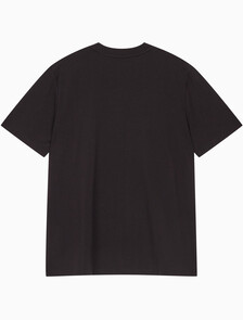 Buy 여성 보이프렌드핏 코튼 스트레치 반팔 티셔츠 in color CK BLACK