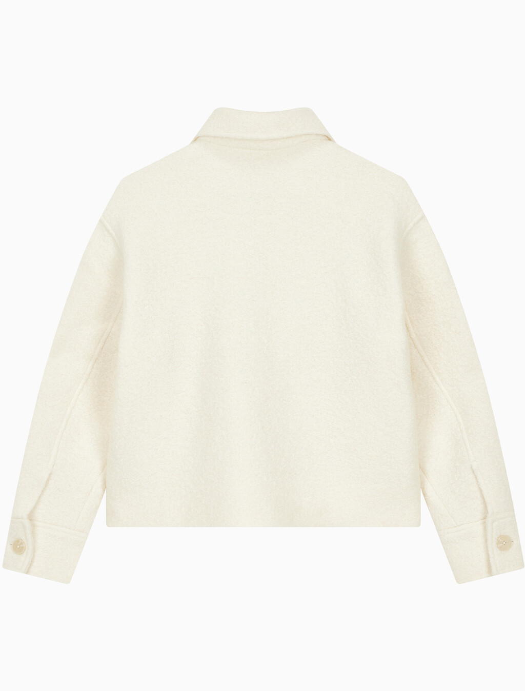 Buy 여성 울 숏자켓 in color WHITE
