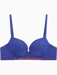 Buy 여성 퓨쳐 쉬프트 마이크로 AF 푸쉬업 브라 in color SPECTRUM BLUE/SPICY ORANGE