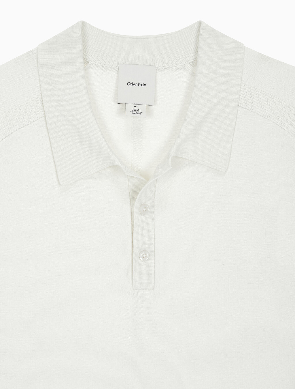 Buy 남성 숏슬리브 테크 니트 폴로 스웨터 in color VAPOROUS GRAY