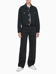 Buy 여성 90'S 히어로 트러커 자켓 in color BLACK