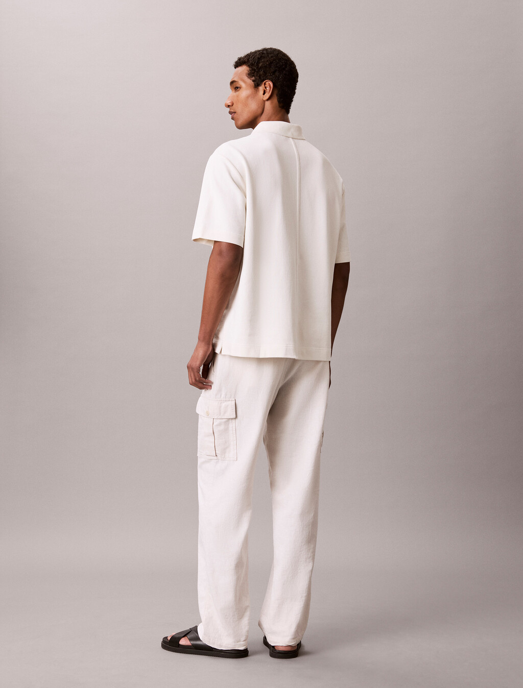 Buy 이지 아플리케 피케 폴로 티 in color TOFU