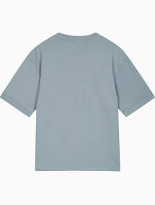 Buy 남성 릴렉스핏 CK 인터락 반팔 티셔츠 in color BLUE