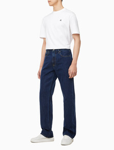 Buy 남성 90's 스트레이트핏 다크블루 텐셀 데님 in color DARK BLUE STONE