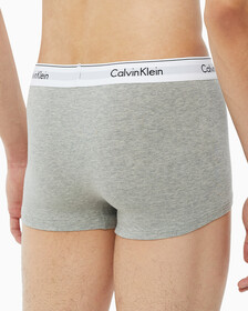Buy 남성 모던 코튼 3PK 트렁크 in color GREY/DEEP BROWN/RED