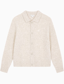 Buy 남성 버튼 카라 니트 가디건 in color BEIGE