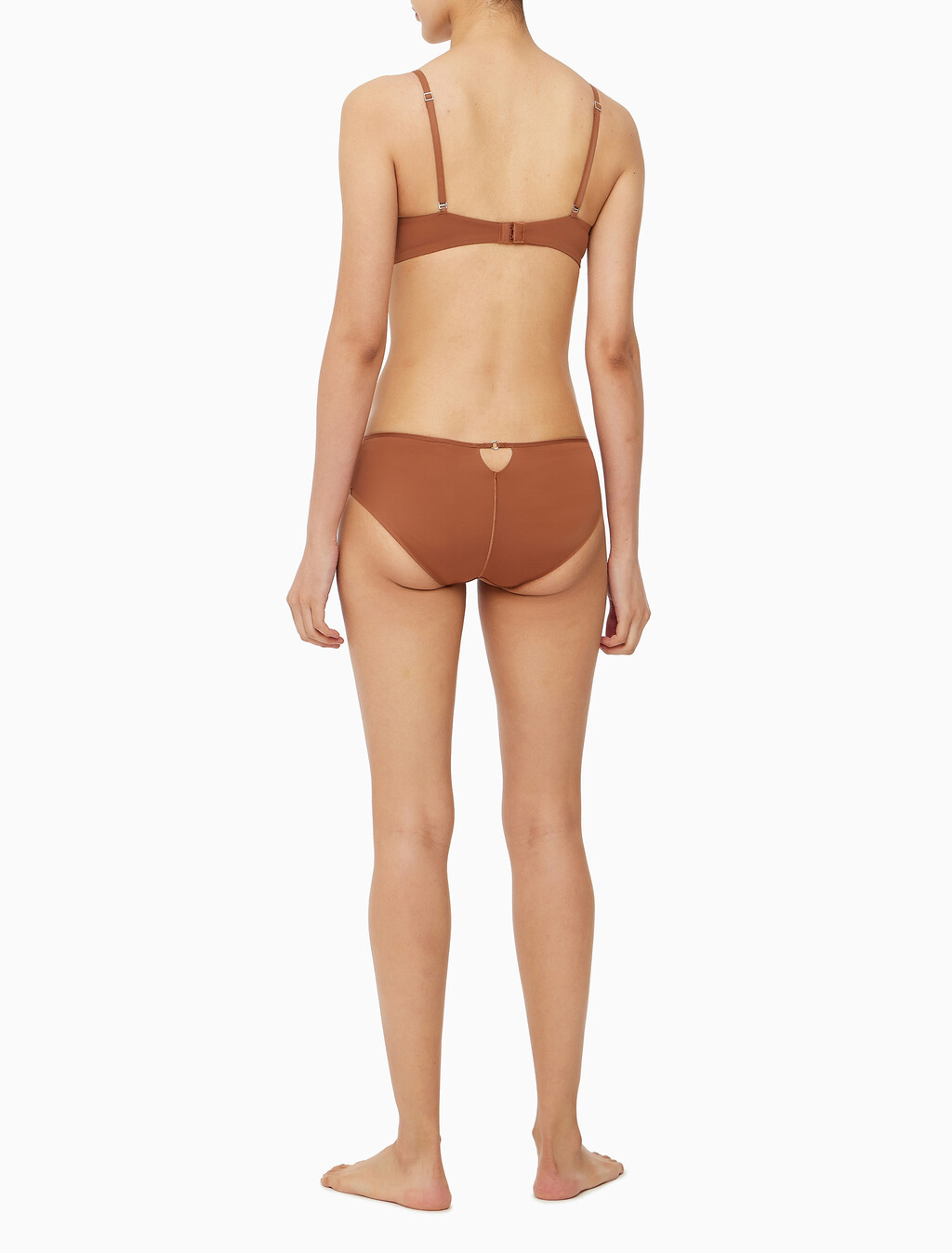 Buy 여성 미니멀리스트 AF 와이어프리 푸쉬업 in color BROWN