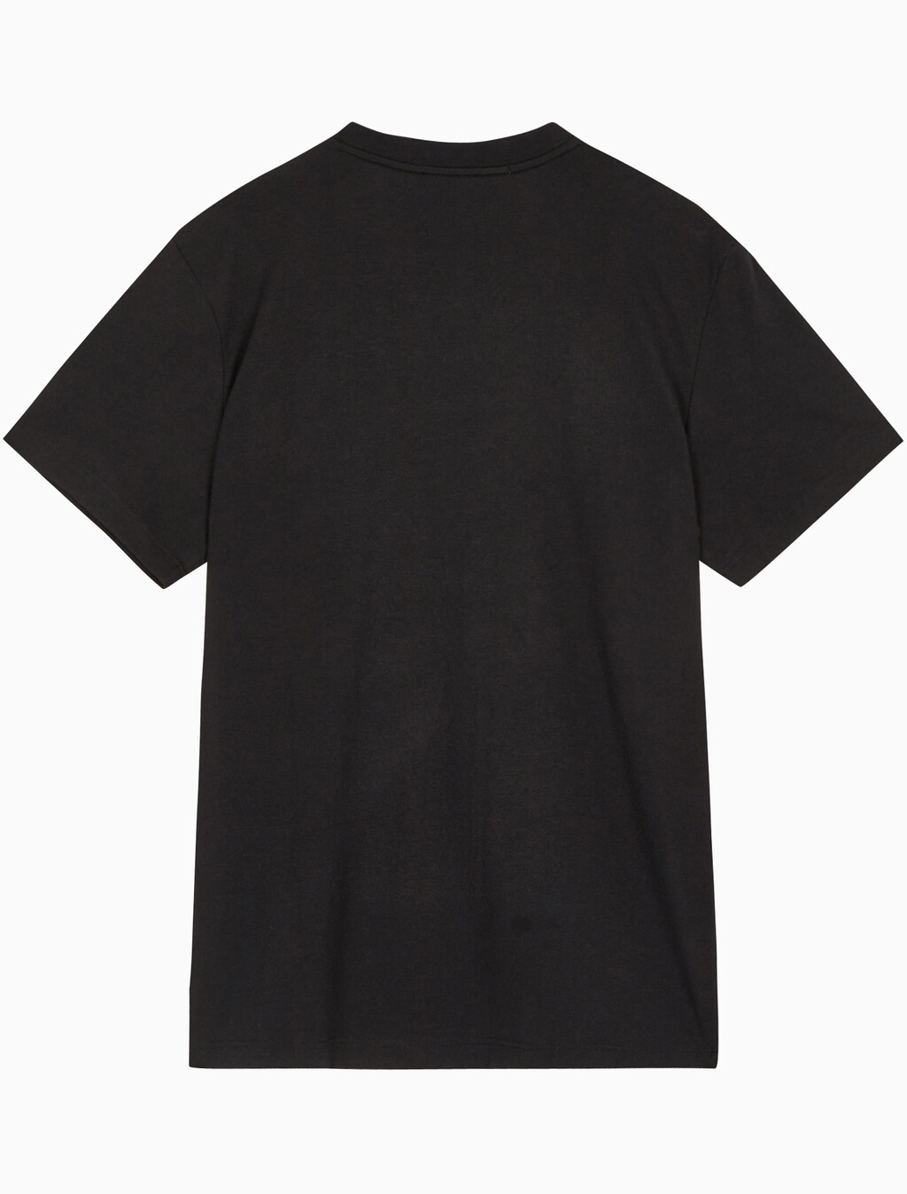 Buy 남성 레귤러핏 CK 로고 뱃지 반팔 티셔츠 in color CK BLACK