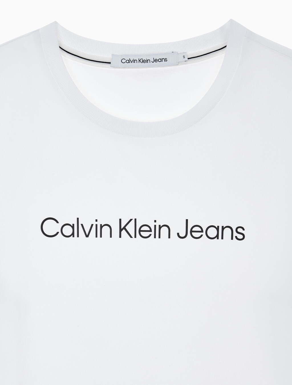 Buy 여성 슬림핏 인스티튜셔널 로고 긴팔 티셔츠 in color BRIGHT WHITE