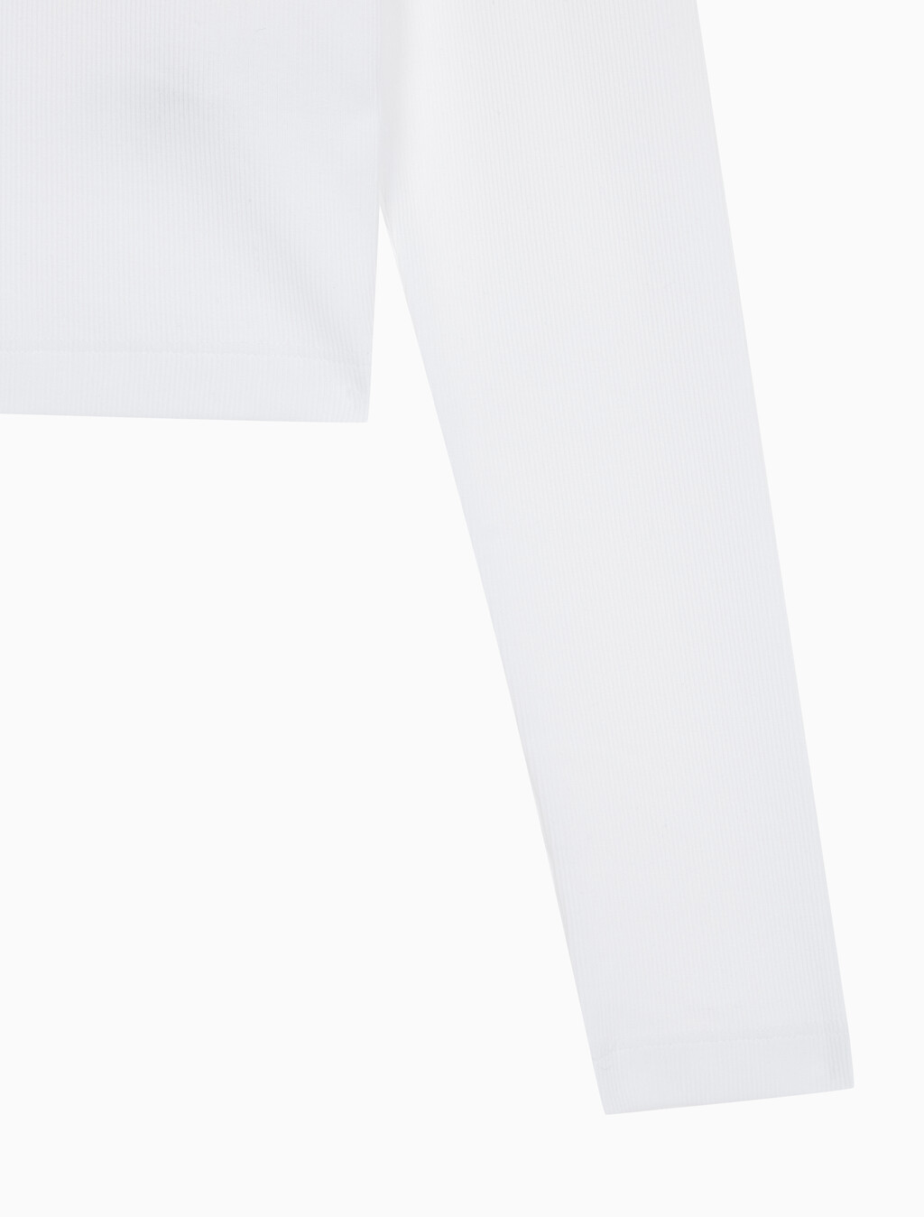 Buy 여성 롱슬리브 모노그램 베이비 티 in color BRIGHT WHITE