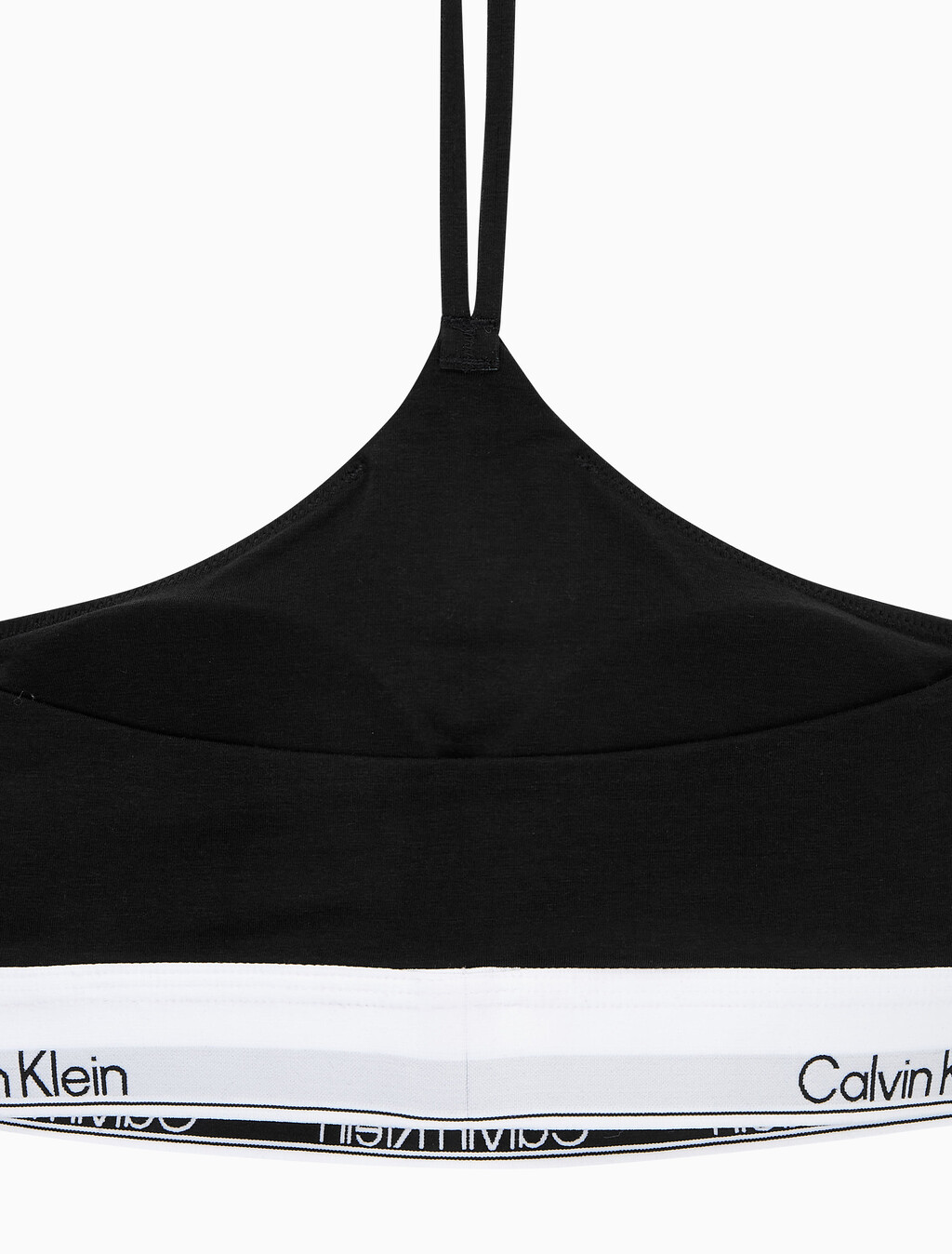 Buy 여성 아이콘 코튼 모달 홀터 브라렛 in color BLACK