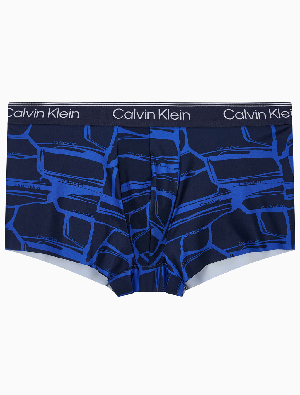 Buy 남성 마이크로 스트레치 로우 라이즈 트렁크 in color Navy