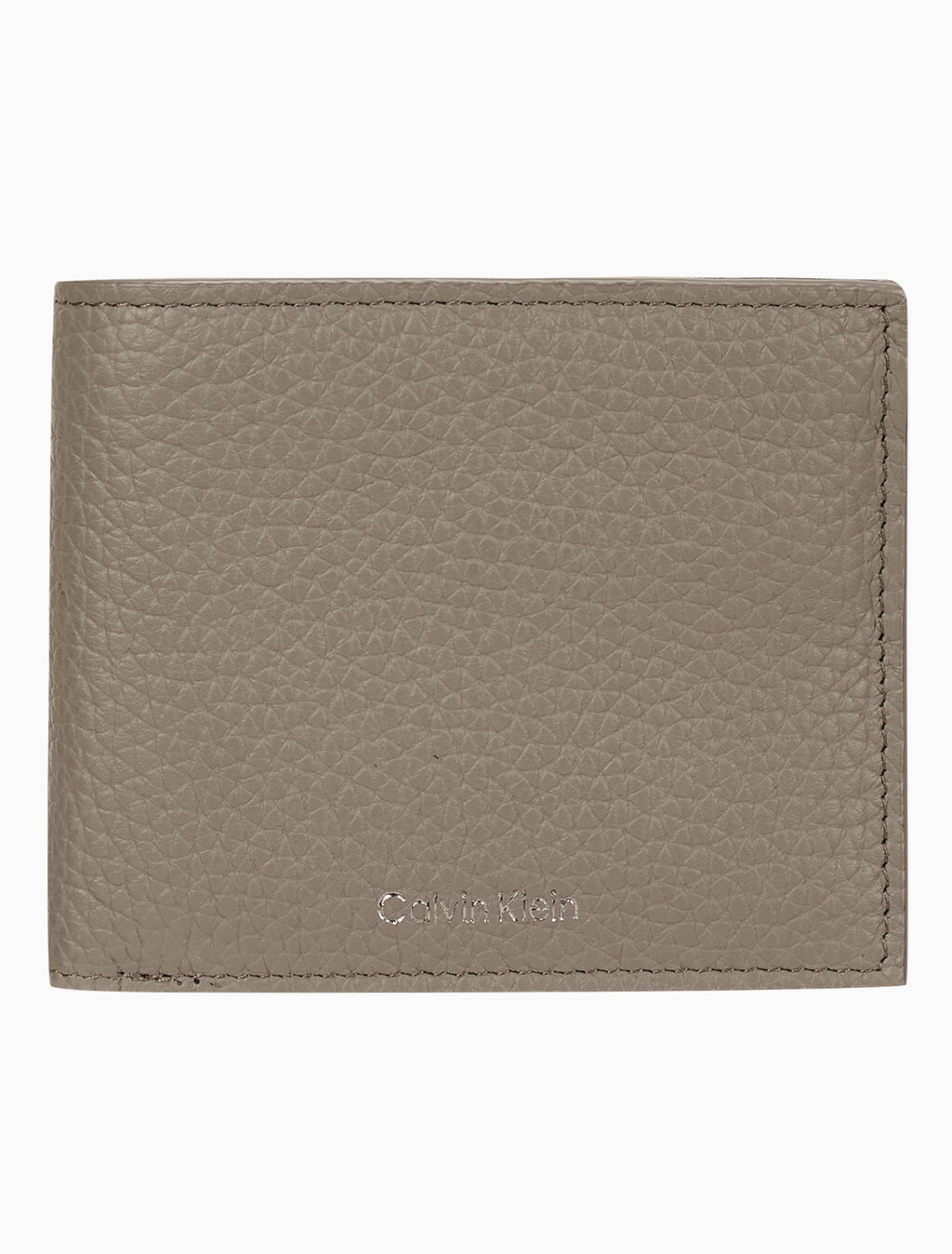 Buy 남성 CK 레더 코인포켓 빌폴드 in color TAUPE