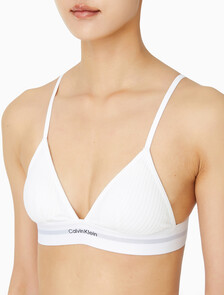 Buy 여성 코튼 모달 스트레치 립 AF 트라이앵글 in color WHITE