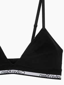 Buy 여성 아이콘 코튼 모달 트라이앵글 in color DIAMOND LOGO PRINT_BLACK