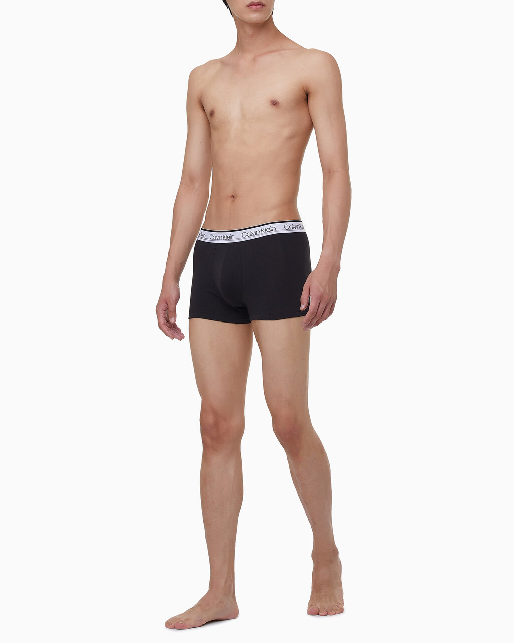 Buy 남성 코튼 스트레치 버라이어트 3PK 트렁크 in color BLACK