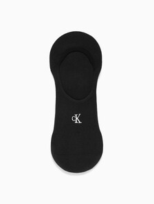 Buy 남성 콤드 코튼 로우컷 라이너 삭스 (화이트 1 PAIR) in color BLACK