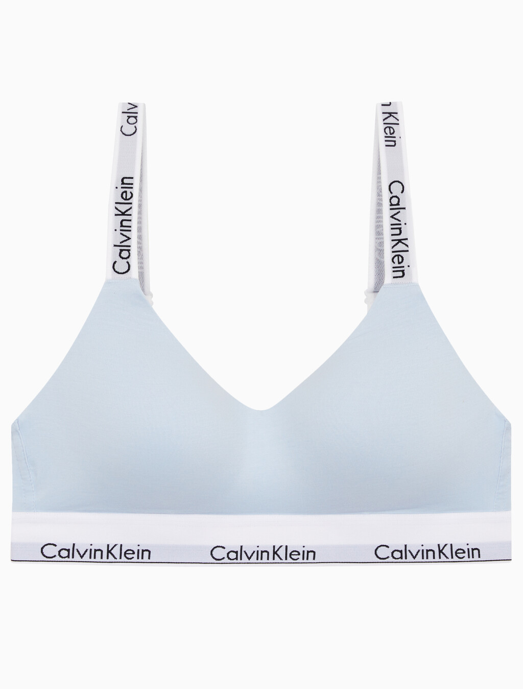 Buy 여성 모던코튼 훅앤아이 브라렛 in color LIGHT BLUE