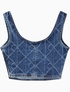 Buy 여성 CK AOP 탱크 in color Blue